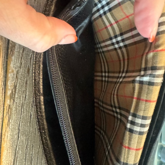 Burberry Check Book Wallet - Picture 6 of 10